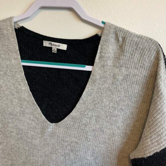 Madewell gray and black sweater - Picture 4 of 4